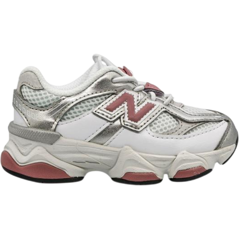 New Balance 9060 Bungee Lace White Rosewood Silver (TD)